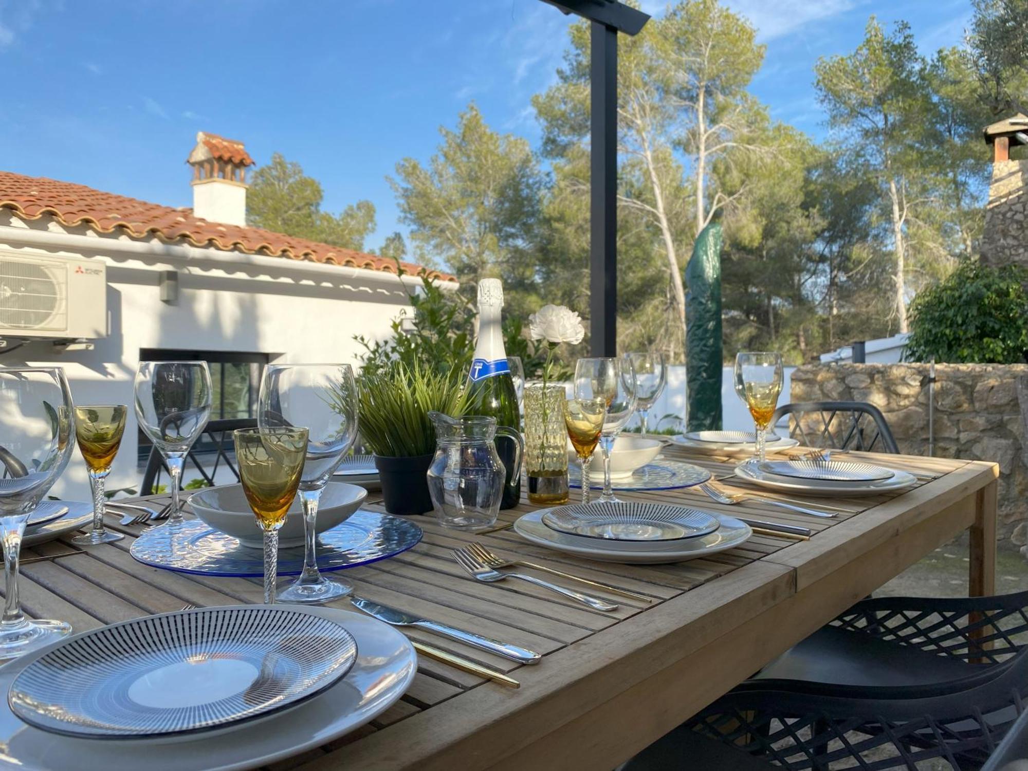 Villa Avril Piscina Privada Y Amplias Terrazas Olivella Luaran gambar