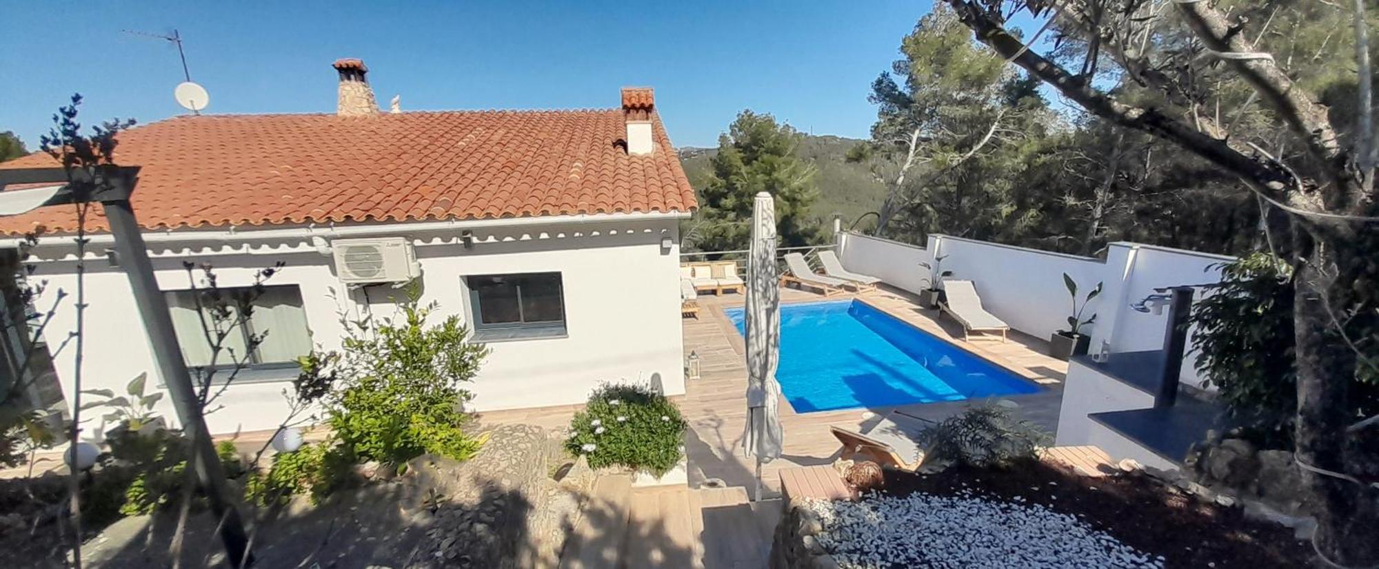 Villa Avril Piscina Privada Y Amplias Terrazas Olivella Luaran gambar