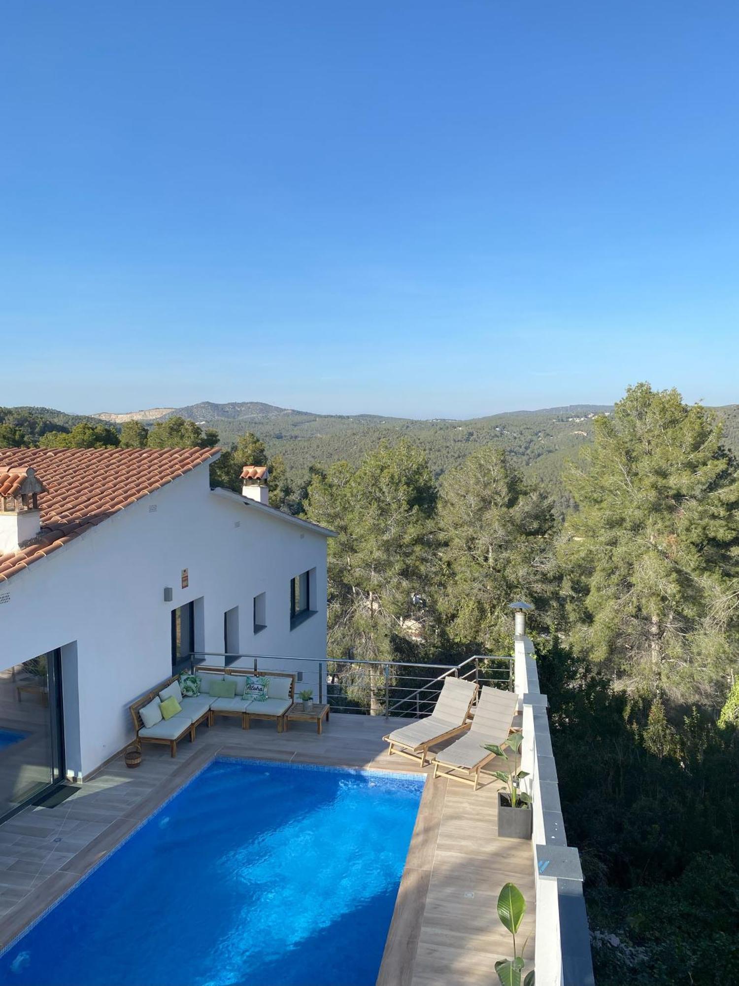 Villa Avril Piscina Privada Y Amplias Terrazas Olivella Luaran gambar
