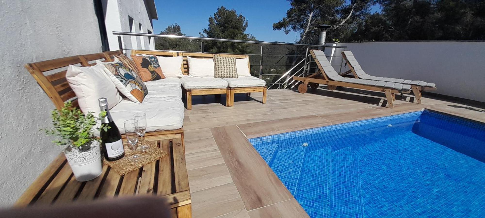 Villa Avril Piscina Privada Y Amplias Terrazas Olivella Luaran gambar