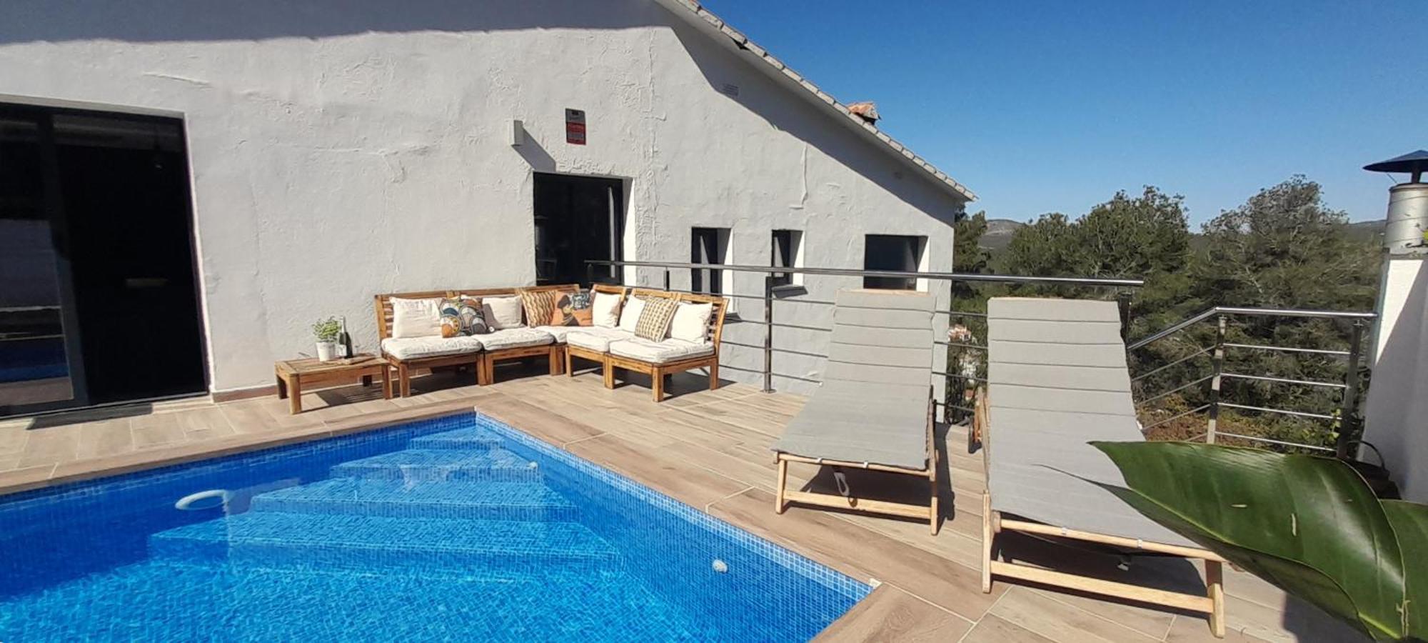 Villa Avril Piscina Privada Y Amplias Terrazas Olivella Luaran gambar